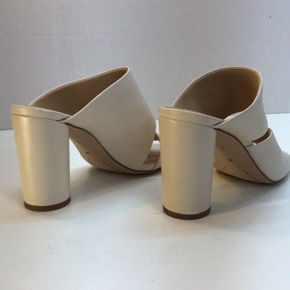 Splendid Cream Sandals Round Heel Size 7 - Picture 5 of 9